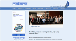 Desktop Screenshot of medicomp-cro.de